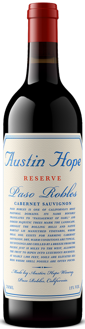 Austin Hope Reserve Cabernet Sauvignon Signed 3L 2021