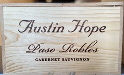 Austin Hope Reserve Cabernet Sauvignon 2020 wood box